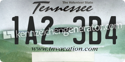 Kennzeichen Tennessee USA